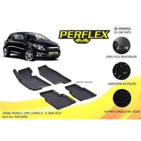 Opel Corsa D E 3D Havuzlu Paspas