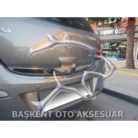 Opel Corsa D Formlu 2007-2015 Krom Bagaj Alt Çıtası