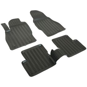 Opel Corsa D Siyah 3D Havuzlu Paspas