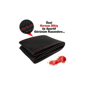 Opel Corsa D Uyumlu Araca Özel Deri Direksiyon Kılıfı