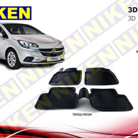Opel Corsa E 2014 3D Havuzlu Paspas