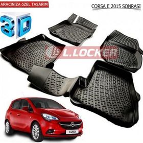 Opel Corsa E 3D Havuzlu Paspas