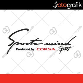 Opel Corsa Sports Mind Oto Sticker