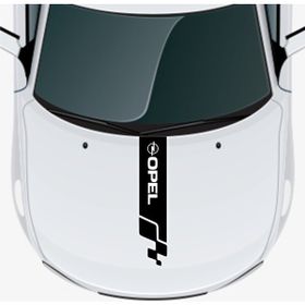 Opel Crossland Kaput Şerit Sticker