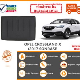Opel Crossland X Üst Raf 2017 Sonrası Halı Bagaj Havuzu