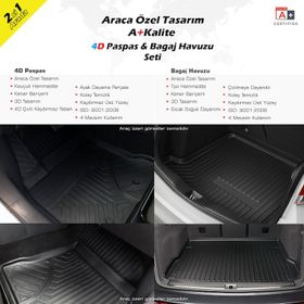 Opel Grandland 4D Havuzlu Paspas