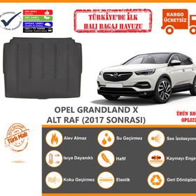 Opel Grandland X Alt Raf 2017 Sonrası Halı Bagaj Havuzu