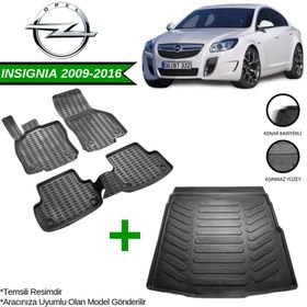 Opel İnsignia 2009-2016 3D Havuzlu Paspas