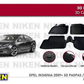 Opel Insıgnıa 2009 3D Havuzlu Paspas
