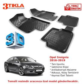 Opel Insignia 2016-2019 Seti 3D Havuzlu Paspas