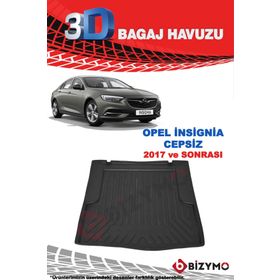 Opel Insignia Cepsiz 2017 Sonrası 3d Bagaj Havuzu