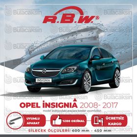 Opel İnsignia RBW 2008-2016 Muz Silecek Takımı