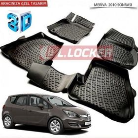 Opel Meriva 2010 Sonrası 3D Havuzlu Paspas