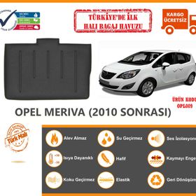 Opel Meriva 2011 Sonrası 3D Bagaj Paspası ve Bagaj Havuzu