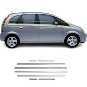 Opel Meriva A 2002-2010 Krom Cam Çıtası