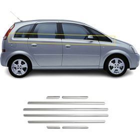 Opel Meriva A 2002-2010 Krom Cam Çıtası