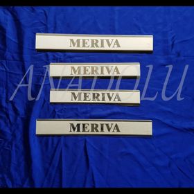 Opel Meriva Lazer Kumlama 2004-2010 4 Parça Krom Kapı Eşiği