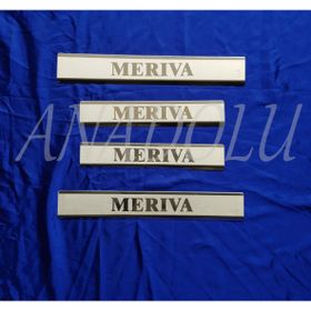 Opel Meriva Lazer Kumlama 2004-2010 4 Parça Krom Kapı Eşiği