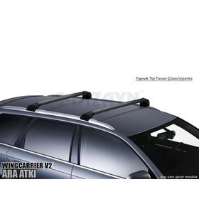 Opel Mokka 2012 Üzeri Siyah Wingcarrier Ara Atkı