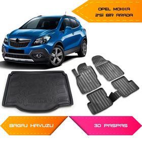 Opel Mokka 3D Havuzlu Paspas ve Bagaj Havuzu