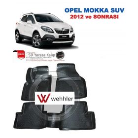 Opel Mokka Uyumlu 3D Havuzlu Paspas