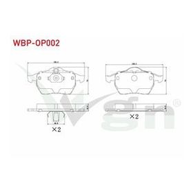 Opel Vectra B 1996/1999 1.6/1.8/2.0/2.2/2.5cc 288x25x7042 Havalı Ön Fren Diski