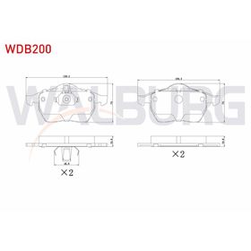 Opel Vectra B 1996/1999 1.6/1.8/2.0/2.2/2.5cc 288x25x7042 Havalı Ön Fren Diski
