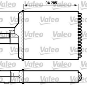 Opel Vectra B Kalorifer Radyatörü