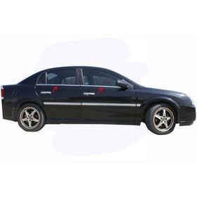 Opel Vectra C 2002-2008 4 Parça Paslanmaz Çelik Cam Çıtası