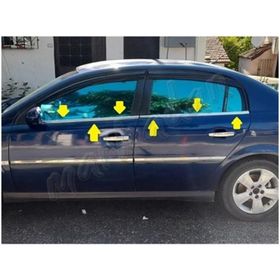 Opel Vectra C 2002-2009 4 Parça Krom Cam Çıtası