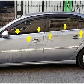 Opel Vectra C 2002-2009 4 Parça Krom Cam Çıtası
