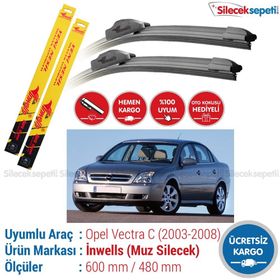 Opel Vectra C 2003-2008 Muz Silecek Takımı