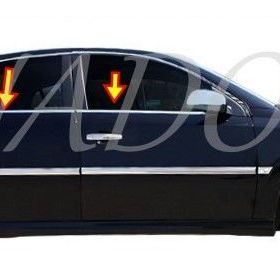 Opel Vectra C 2004 Üzeri Paslanmaz Çelik 4 Parça Krom Cam Çıtası