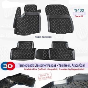 Opel Zafira 3D Havuzlu Paspas Takımı