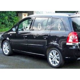 Opel Zafira B P.Çelik 2005-2011 8 Parça Krom Cam Çıtası