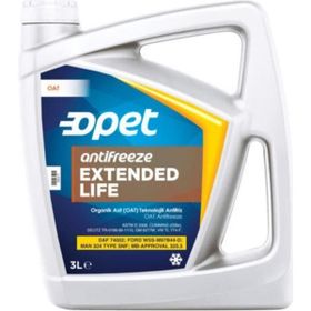 Opet Extended Life Kırmızı 3 lt Antifiriz