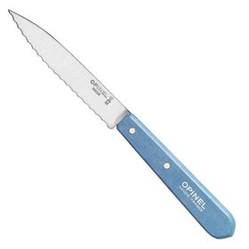 Opinel Essential No:113 Paslanmaz Çelik Tırtıklı Yeşil Renkli Soyma Bıçağı