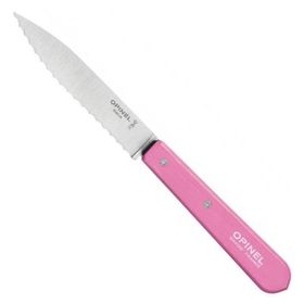 Opinel Essential No:113 Paslanmaz Çelik Tırtıklı Yeşil Renkli Soyma Bıçağı