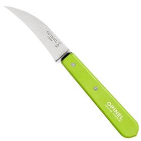 Opinel Essential No:114 Paslanmaz Çelik Yeşil Renkli Sebze Bıçağı