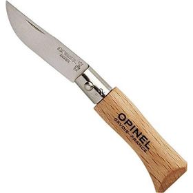 Opinel Inox No-8 Kayın Saplı Bağ Çakısı