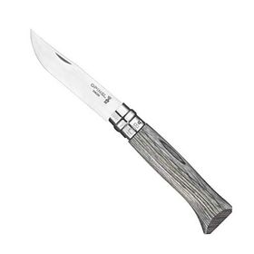 Opinel No:8 Lamine Birch Özel Seri Gri Paslanmaz Çelik Çakı
