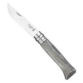 Opinel No:8 Lamine Birch Özel Seri Gri Paslanmaz Çelik Çakı