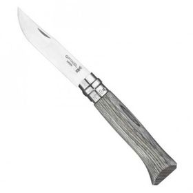 Opinel No:8 Lamine Birch Özel Seri Gri Paslanmaz Çelik Çakı
