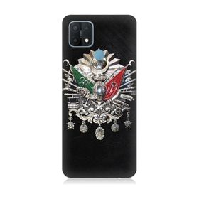 Oppo A15 Osmanlı Tuğrası Desenli Silikon Kılıf