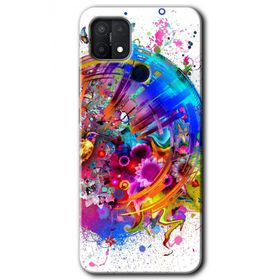 Oppo A15S 4K Clock Baskılı Uyumlu Silikon Kılıf