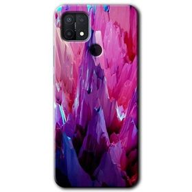Oppo A15S Abstraction Sharp Baskılı Uyumlu Silikon Kılıf