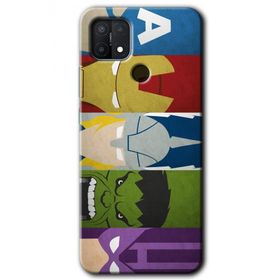 Oppo A15S Avengers 1 Baskılı Uyumlu Silikon Kılıf
