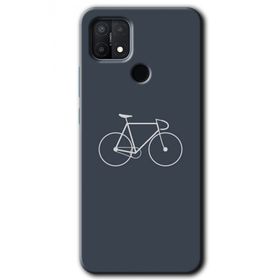 Oppo A15S Bike Baskılı Uyumlu Silikon Kılıf