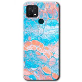 Oppo A15S Bubbles 1 Baskılı Uyumlu Silikon Kılıf