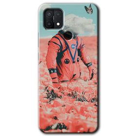 Oppo A15S Dalga Baskılı Uyumlu Silikon Kılıf